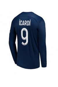 Paris Saint-Germain Mauro Icardi #9 Fotballdrakt Hjemme Klær 2022-23 Lange ermer